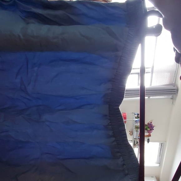 Denim blue short swing skirt with pockets - Picture 2 of 2